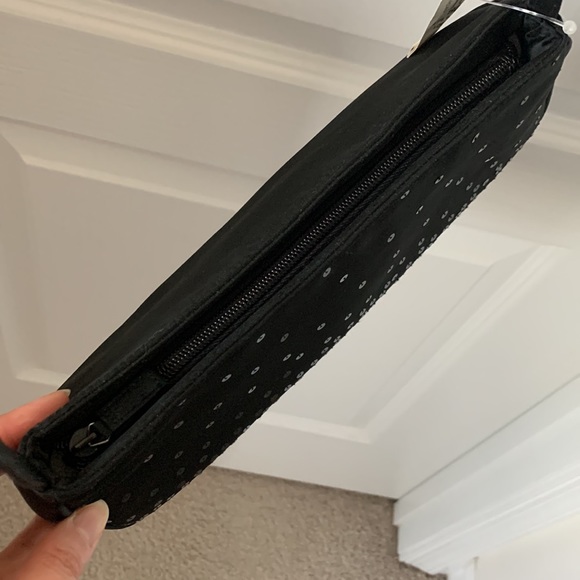 NWT LOFT Black Sequins Small Shoulder Bag - Picture 9 of 16